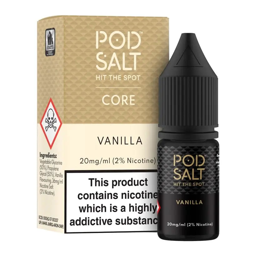 E-Liquid Pod Salt 10ml - Vanilla 20mg