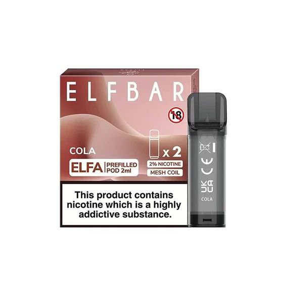 elf bar elfa pods cola 2 stück mit 20mg nikotin