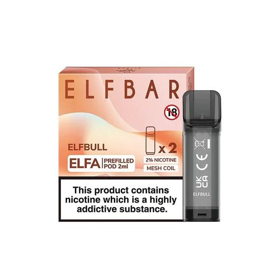 elf bar elfa pods elfbull 20mg nikotin 2 stück