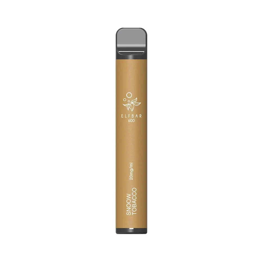 elf bar einweg vape mit 600 puffs und 20mg nikotin mit dem aroma tabak minze