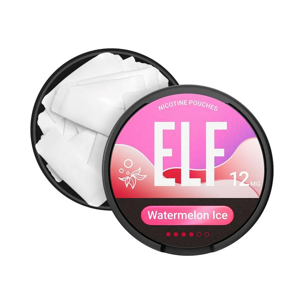 elf bar snus watermelon ice mit 12mg nikotinstärke offene dose
