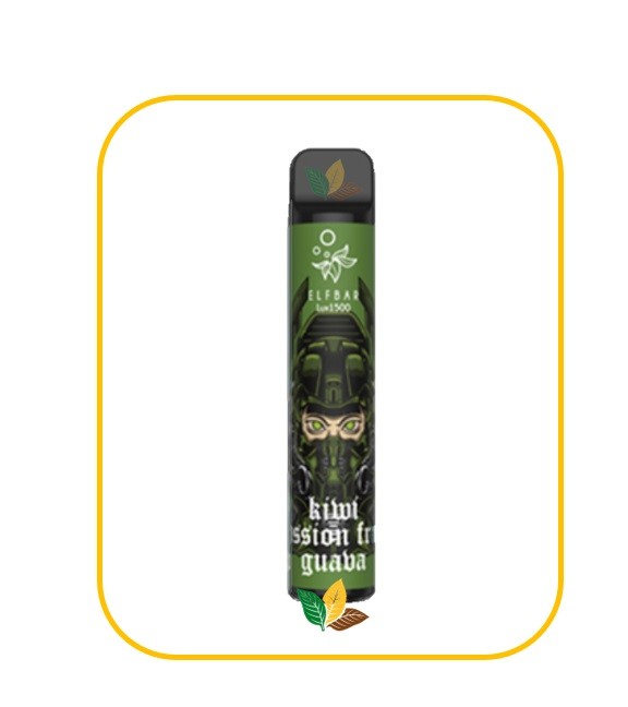 elf bar lux kiwi passion fruit guava 1500 puffs 20mg nikotin
