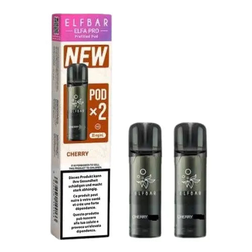 Elfbar Elfa Pro V2 Pods 20mg - Cherry 2er Pack