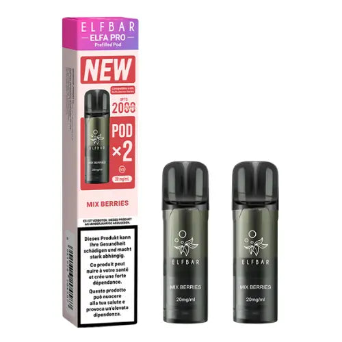 Elfbar Elfa Pro V2 Pods 20mg - Mix Berries 2er Pack
