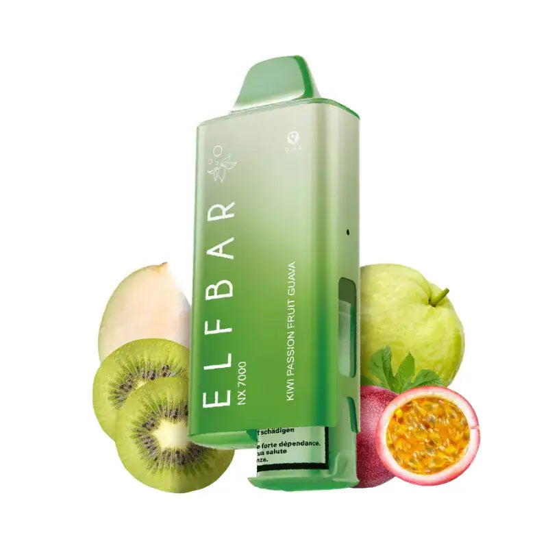 Elfbar NX 7000 Kit - Kiwi Passion Fruit Guava 20mg
