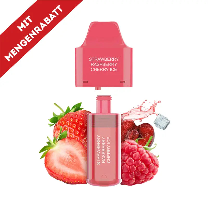 Elfbar NX 7000 Pod - Strawberry Raspberry Cherry Ice 20mg
