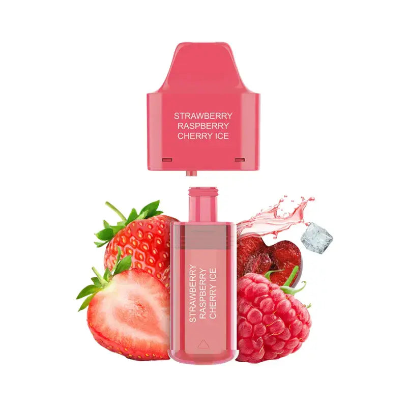 Elfbar NX 7000 Pod - Strawberry Raspberry Cherry Ice 20mg