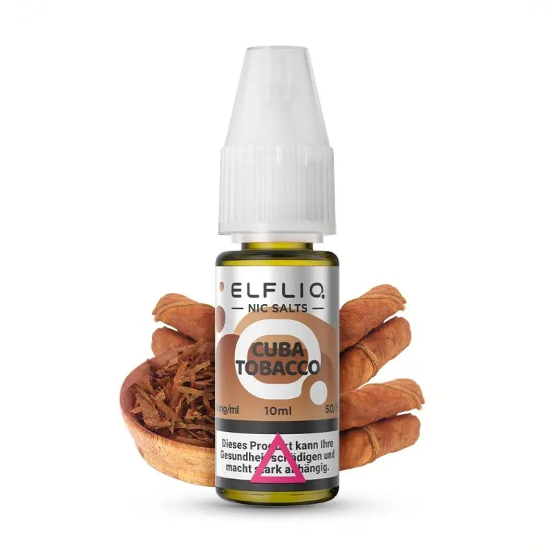 e-liquid elfliq elf bar cuba tobacco 10ml mit 10mg oder 20mg nikotin