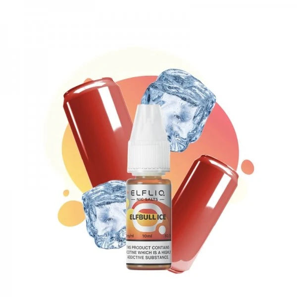 e-liquid elfliq elf bar elfbull ice 10ml mit 10mg oder 20mg nikotin