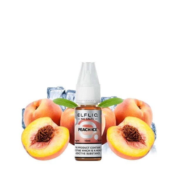 e-liquid elfliq elf bar peach ice 10ml mit 10mg oder 20mg nikotin