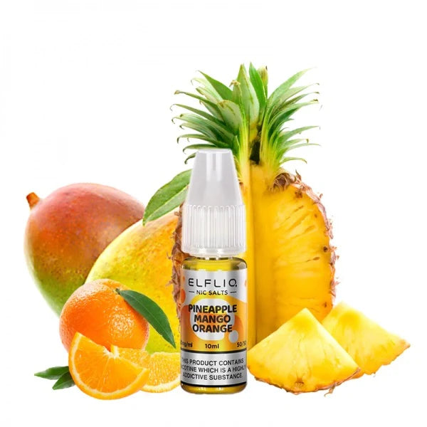 e-liquid elfliq elf bar pineapple mango orange 10ml mit 10mg oder 20mg nikotin