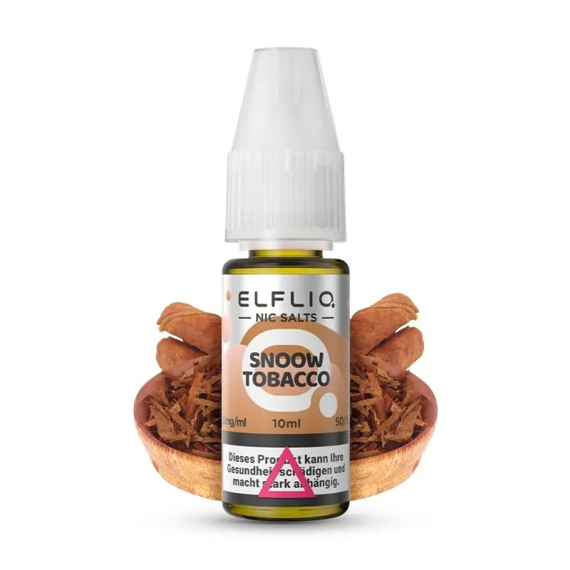 e-liquid elfliq elf bar snoow tobacco 10ml mit 10mg oder 20mg nikotin