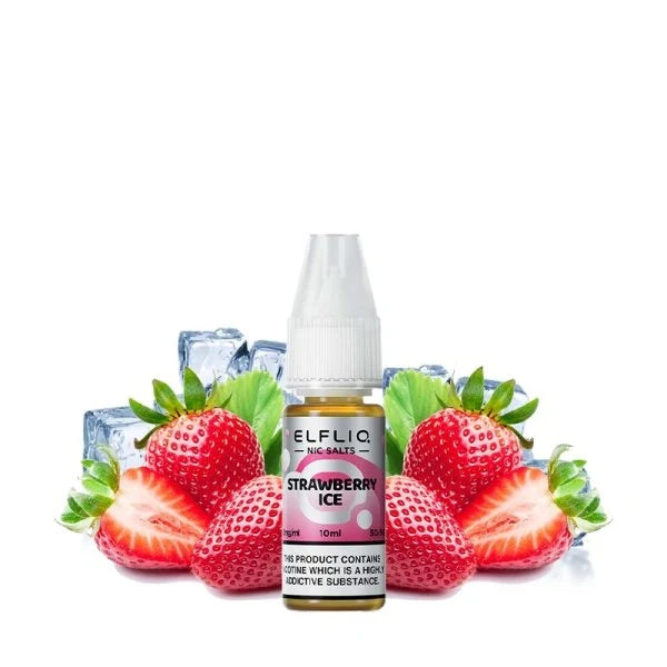 e-liquid elfliq elf bar strawberry ice 10ml mit 10mg oder 20mg nikotin
