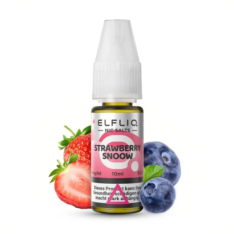 e-liquid elfliq elf bar strawberry snoow 10ml mit 10mg oder 20mg nikotin