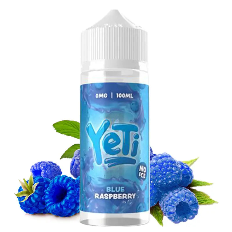e-liquid yeti, 100ml ohne nikotin, blue raspberry