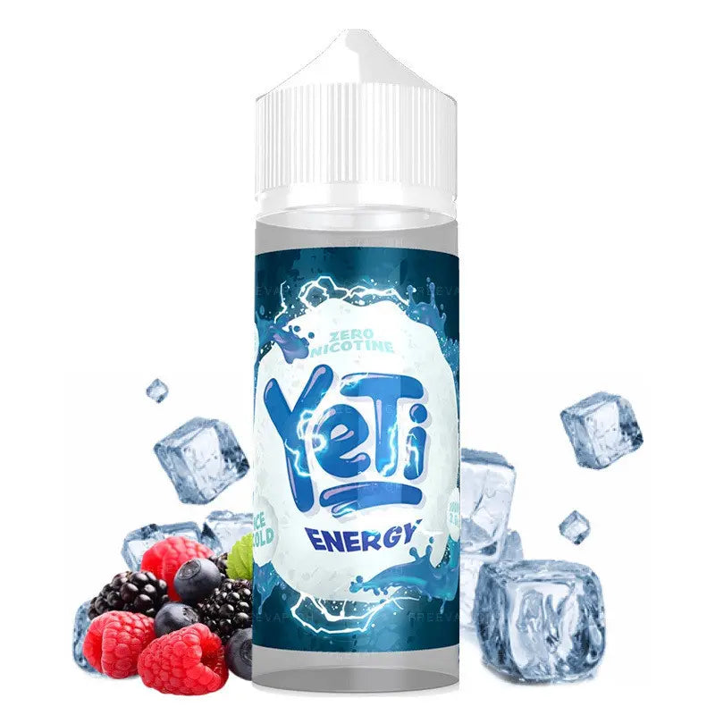 e-liquid yeti, 100ml ohne nikotin, energy ice