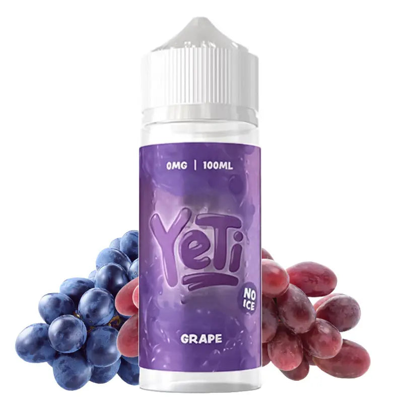 e-liquid yeti, 100ml ohne nikotin, grape