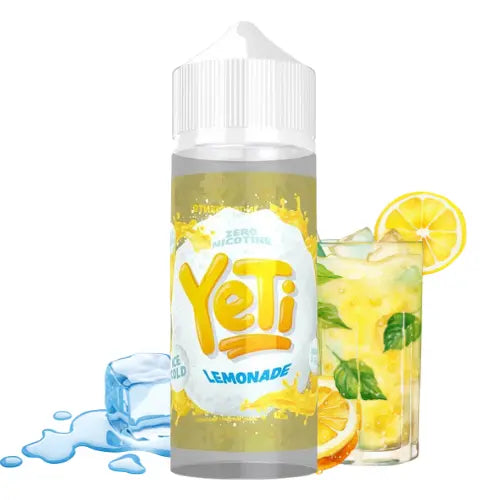 e-liquid yeti 100ml ohne nikotin mit lemonade ice