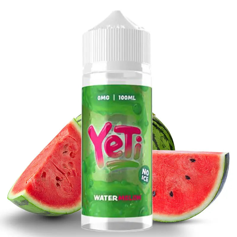 e-liquid yeti, 100ml ohne nikotin, watermelon