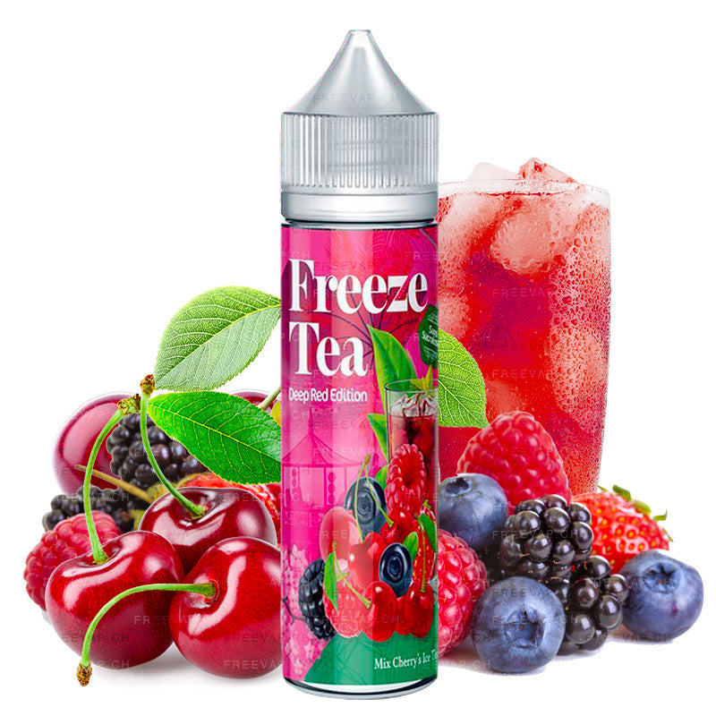 freeze tea e-liquid cherry mix icetee 50ml ohne nikotin