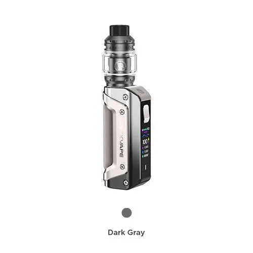 GEEKVAPE aegis solo 3 dark gray e zigarette geraet in dunkelgrauer ausfuehrung mit integriertem akku und display