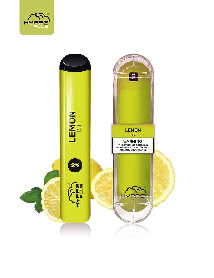 hyppe plus vape 400 puffs 20mg nikotin lemon ice