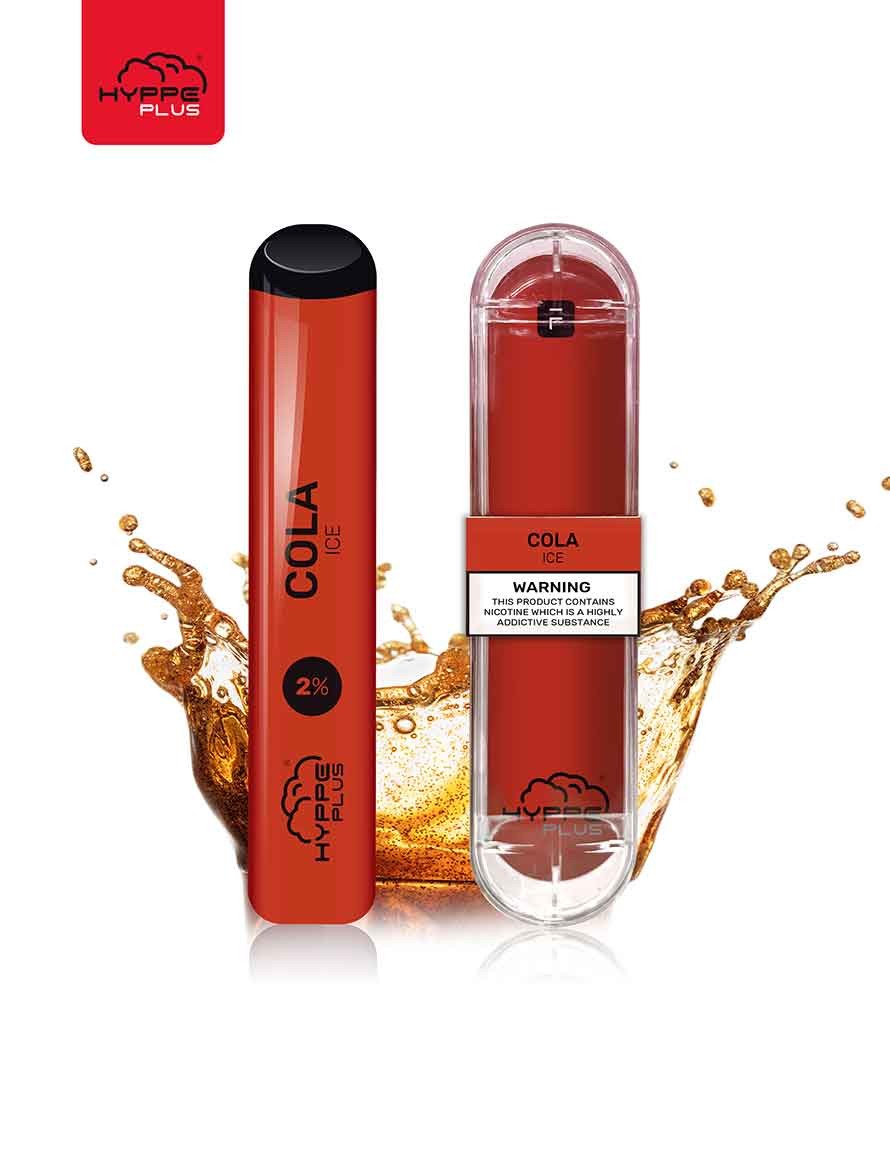 hyppe plus vape 400 puffs 20mg nikotin cola ice