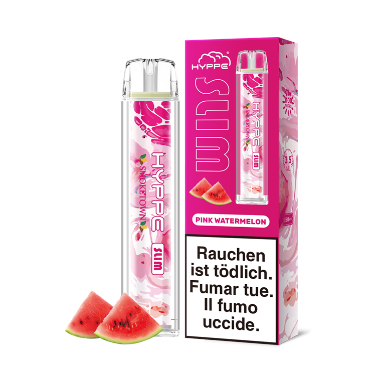 hyppe slim 20mg nikotin 1100 puffs pink watermelon