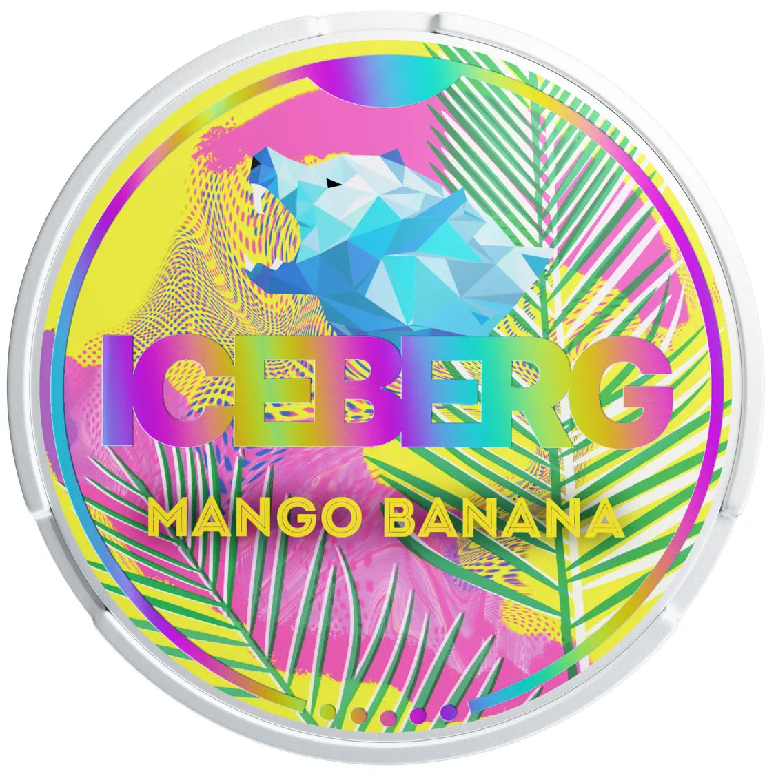 ICEBERG snus banana mango nikotinbeutel mit banane und mango geschmack in dose fuer orale anwendung