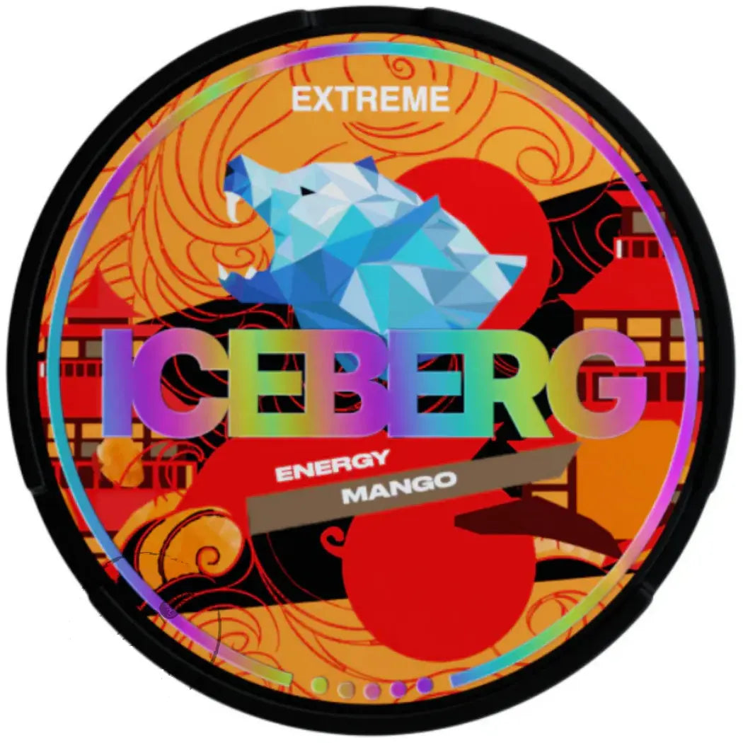 ICEBERG snus energy mango nikotinbeutel mit energy und mango geschmack in dose fuer orale anwendung