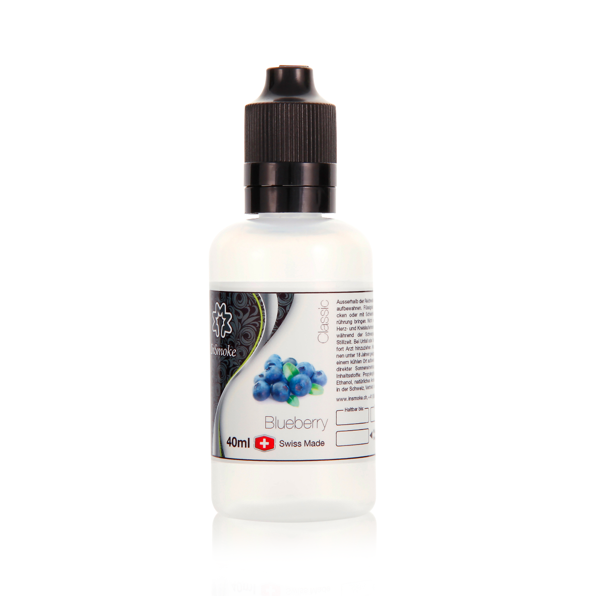 e-liquid insmoke blueberry 40ml ohne nikotin