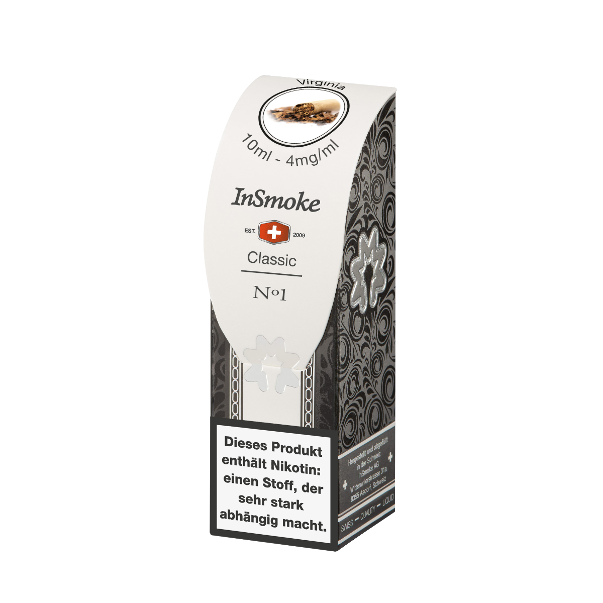 e-liquid insmoke virginia 10ml mit 4mg nikotin