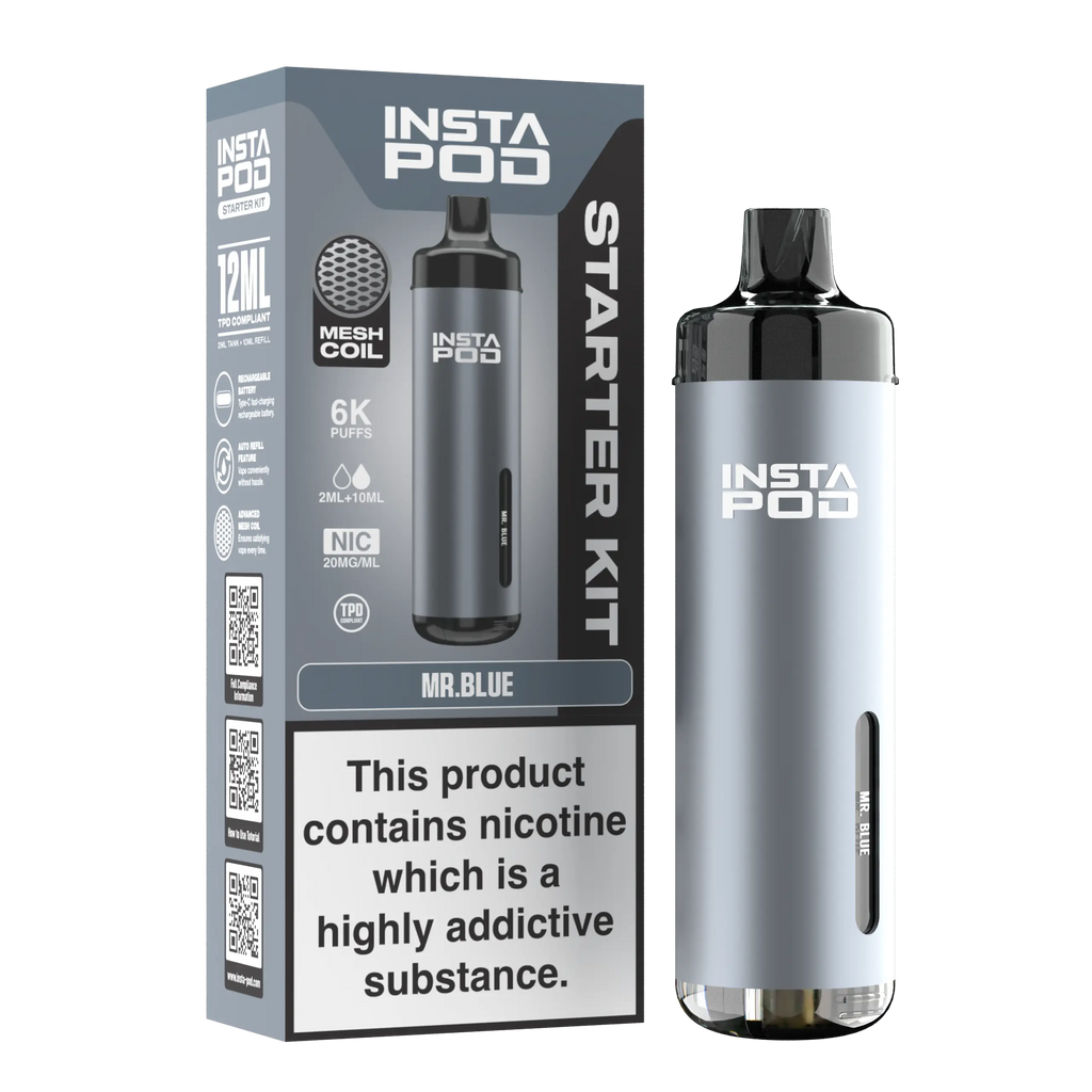 Instapod Vape 6000 Puffs - Mr. Blue 20mg