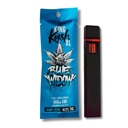 king kush cbd vape 0.2% thc blue widow