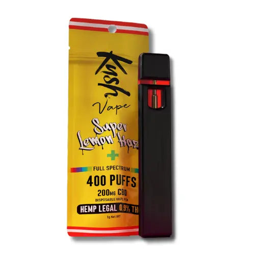 king kush cbd vape 0.9% thc super lemon haze