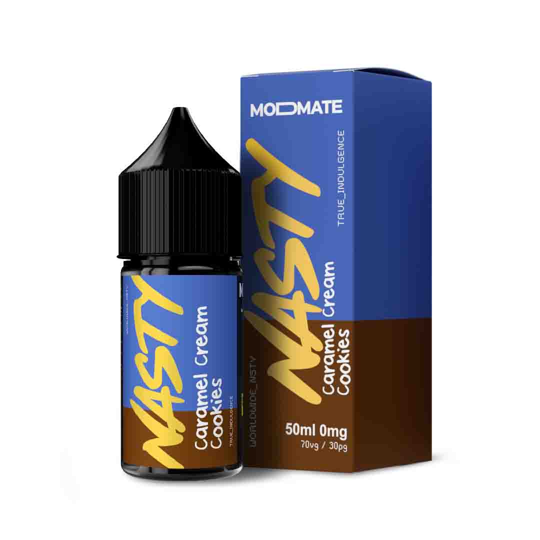e-liquid nasty modmate caramel cream cookies 50ml ohne nikotin