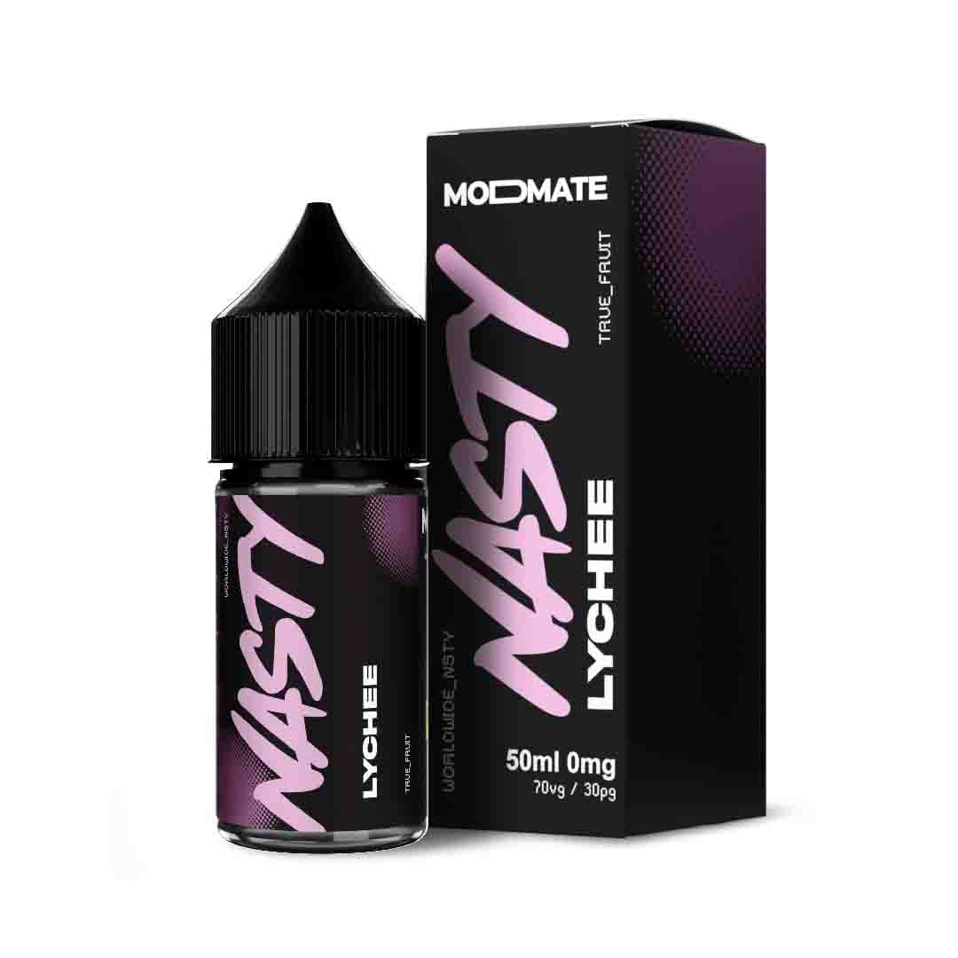 e-liquid nasty modmate lychee 50ml ohne nikotin