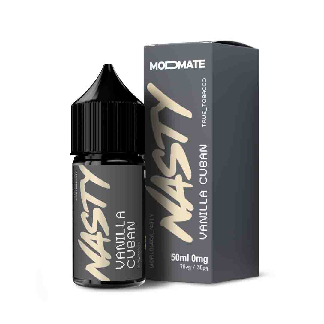 e-liquid nasty modmate vanilla cuban 50ml ohne nikotin