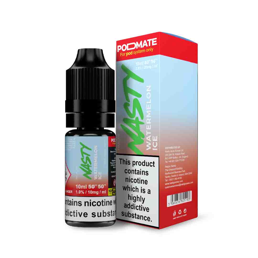 e-liquid nasty podmate watermelon ice 10ml 10mg nikotin