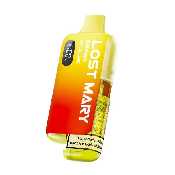 LOST MARY vape 6000 puffs 20mg nikotin cola lime