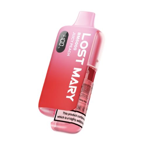 lost mary vape bm6000 juicy peach 20mg nikotin