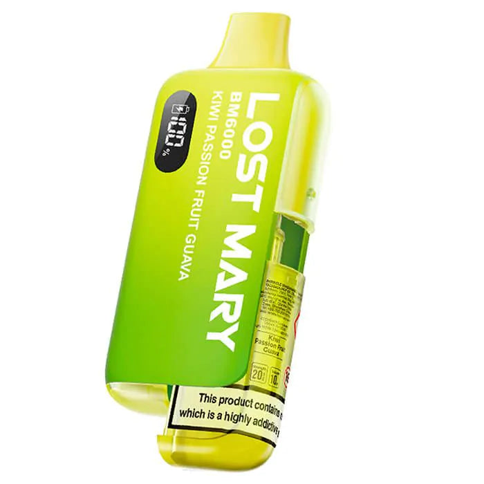 lost mary vape 6000 puffs 20mg nikotin kiwi passion fruit guava