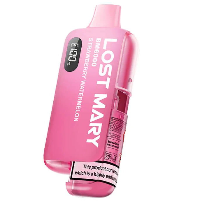 LOST MARY vape 6000 puffs 20mg nikotin strawberry watermelon
