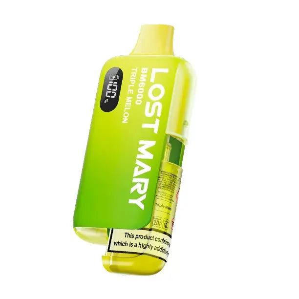 LOST MARY vape 6000 puffs 20mg nikotin triple melon