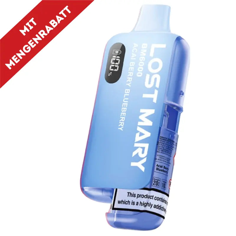 Lost Mary BM6000 Vape - Acai Berry Blueberry 20mg
