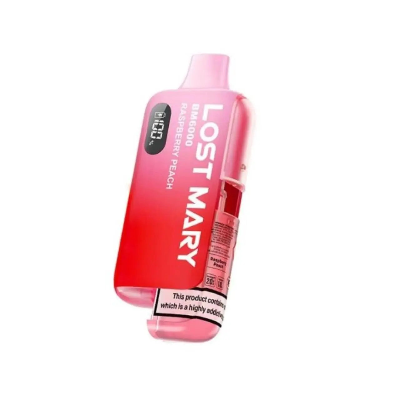 Lost Mary BM6000 Vape - Raspberry Peach 20mg