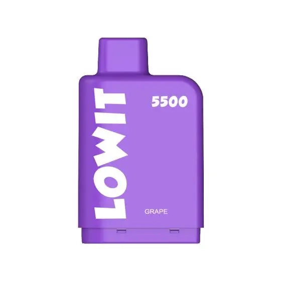elfbar lowit ersatzkartusche mit traube, 5500 puffs und 20mg nikotin