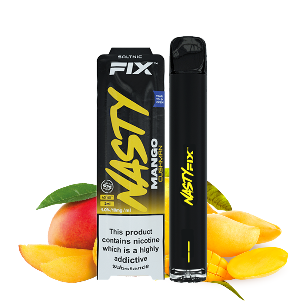 nasty vape fix 675 puffs mit 10mg nikotin mango cushman