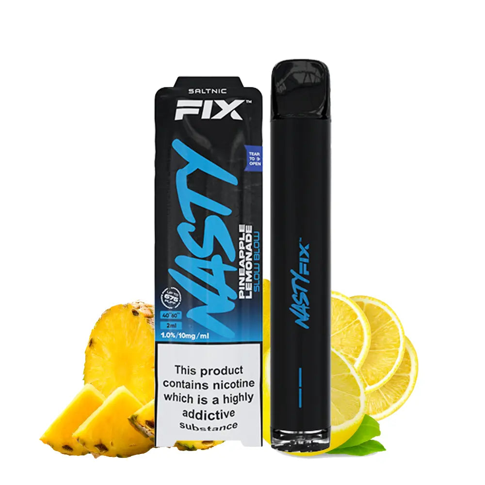 vape nasty air fix 675 puffs mit pineapple lemonade aroma, mit 10 oder 20mg nikotin