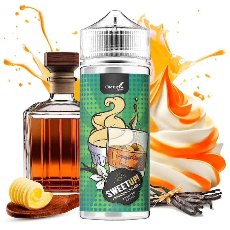 Omerta E-Liquid 80ml - Bourbon Custard 0mg